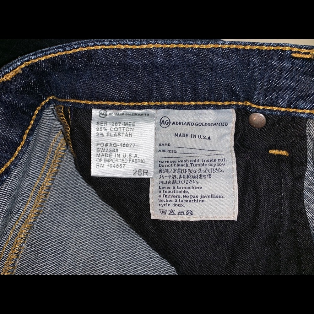 🌺AG Adriano Goldschmeid comfortable blue jeans - Picture 6 of 8